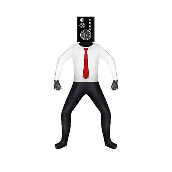 Lapset Pojat Skibidi WC Cosplay Bodysuit Tv Mies Kamera Mies Peli Skibidi Dop Kyllä Kyllä WC Halloween Puku Juhlahaalarit E 100 ( S )