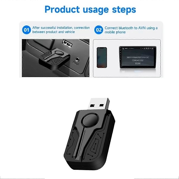 Trådlös CarPlay Android Auto Adapter Smart Mini Box USB Plug and Play BT 5G WIFI för trådbunden CarPlay