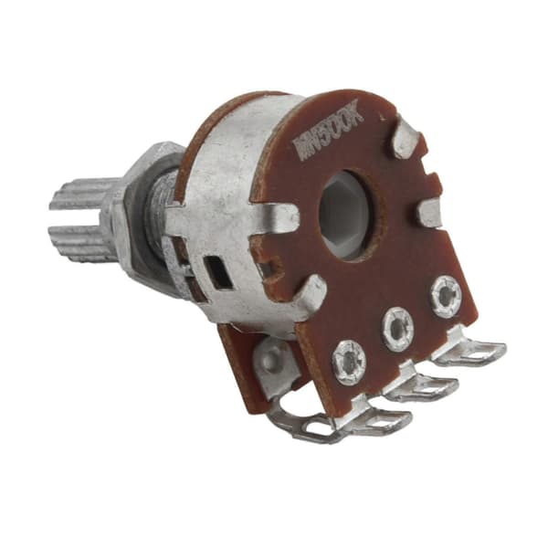 1st MN500K Dubbel Blend Balans Potentiometer (POT) Gitarr Bas Volym Tonkontroll Brytare