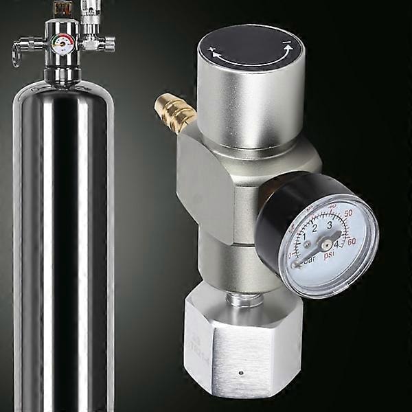 2-in-1 Mini CO2 -kaasunpaineregulaattori soodan painemittarilla ja adapterilla 3/8 tuumaa - TR21.4 Elik