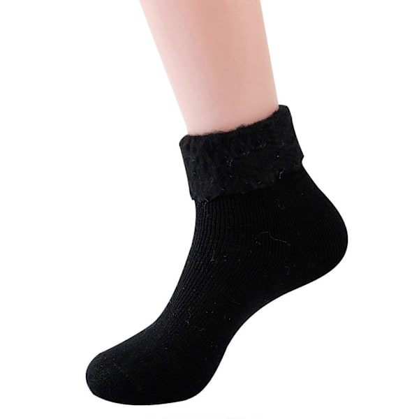 3 Par Extra Varma Supermjuka Termiska Sängsockor för Dam, Fluffiga Strumpor Dam Perfekt för Kalla Kvällar - Fleecefoder, Mysiga, Bekväma