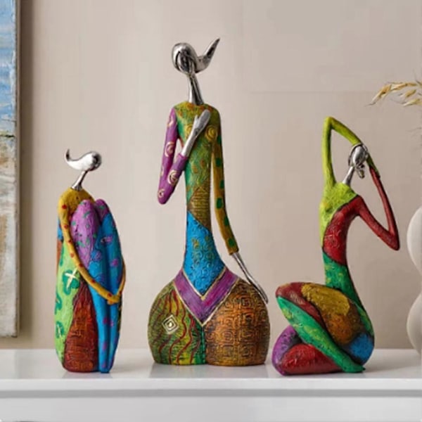 Nordisk Stil Abstrakt Heminredning Figur Skulptur Vardagsrum B