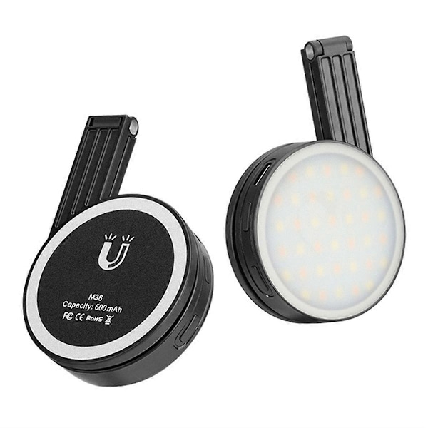 Magnetisk LED Selfie Fill Light Mini Bærbar 3 Lysindstillinger