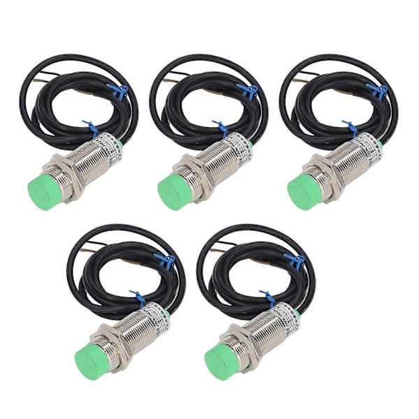 5 st Induktiv Givare NPN ABS Aluminiumlegering IP65 Vattentät Icke Inbäddad Sensor