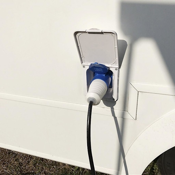 RV Generator Strömadapter 16amp 3-stift 220v-250v Infälld Anslutningskontakt