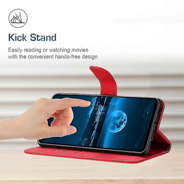 Ht05 Flip Läderfodral med Plånbok för Samsung Galaxy Xcover 7
