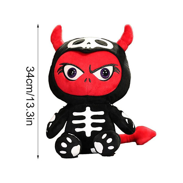 Uusi tumma sarja kauhunukke pehmolelu Little Devil Pehmo nukke pehmolelu kodin sisustukseen Tyyny Pojat Tytöt Pehmolelut Halloween-lahjat little devil