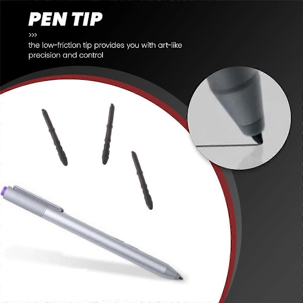 3-pakning for Pro 3 Pennspiss 3 stk Erstatningstips Refill for Pro 3 Kontakt Stylus Penn