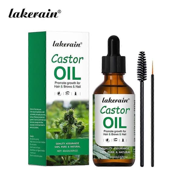 Ren lakserolje, 60 ml for hår, bryn, vipper og hud 3PCS