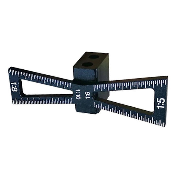 Träbearbetning Dovetail Märkningsjigg Mätguide Verktyg 1:5 1:6 1:8 1:10 Lutningar