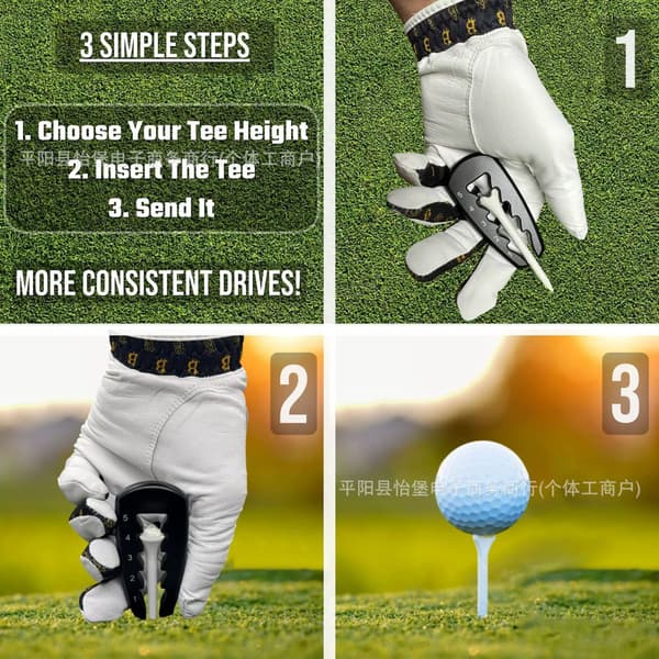 2-pack Golf Tee Höjdverktyg Golf Tee Höjdjusterare