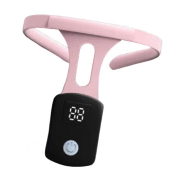 Body Shaping Neck Instrument Intelligent Posture Trainer för ryggbandslös för män och kvinnor Pink