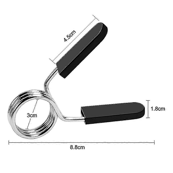 Sportkrage med 3 varv av rund klämma med tråddiameter 4mm, 30mm