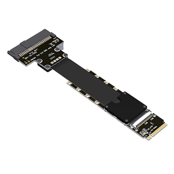 F47SM M.2 NVMe till U.3 SSD Förlängningskabel PCIe 5.0 25cm