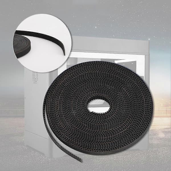 GT2 2 Meter 6mm Synkronreim Aluminium 16 Tenner Synkrone Remskiver for 3D-printer