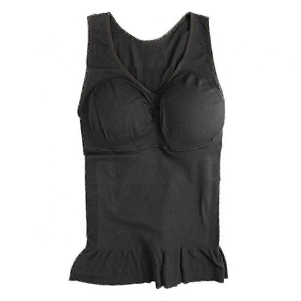 Mavekontrol Camisole til Kvinder Shapewear Tanktoppe med Indbygget BH Slankende Kompressionstop Vest Sømløs Body Shaper