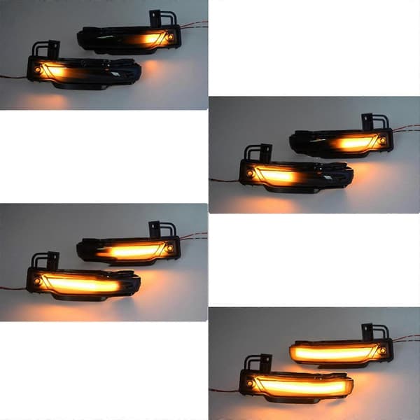 Scroll LED Dynamisk Blinklys Til Grand Cherokee WK2 Sidespejl Blinklys 2 stk