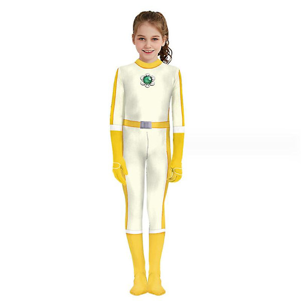 Tyttöjen puku Pinkki Prinsessa Cosplay -haalarit YELLOW S