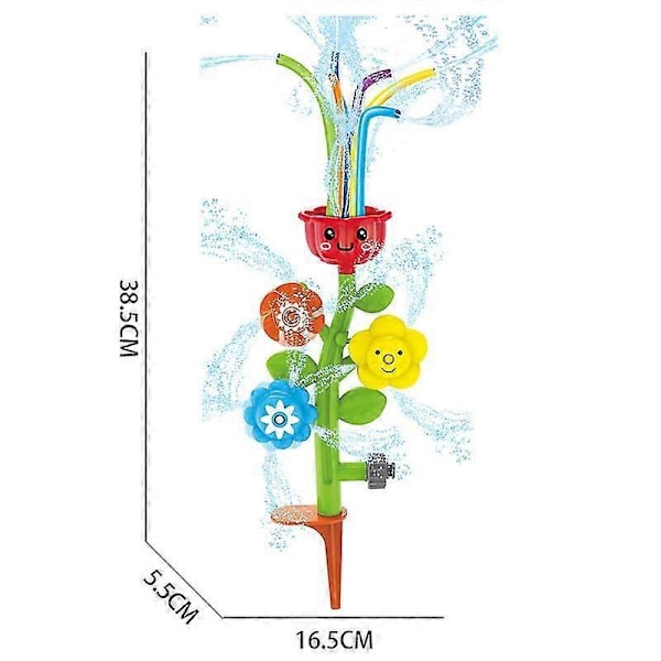 Vattenleksak Sprinkler Blommor Vattensprinkler Vattensprinkler för Barn Trädgårdsleksak 11