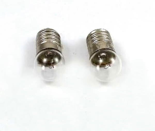 10 kpl Mini-lamppuja E10-kierteellä taskulampulle, 2,5 V 0,3 A
