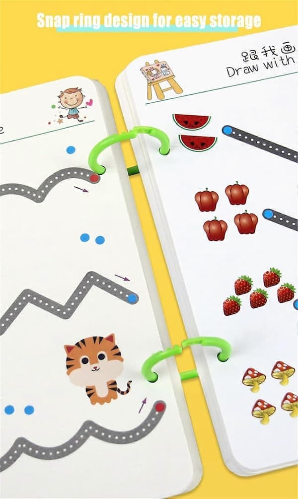 Scribblesmart arbeidsbok, Scribblesmart arbeidsbok: Hurtigspor for unge sinn, Små nysgjerrige sinn Scribblesmart, Scribblesmart arbeidsbok håndskriftøvelse Level 1
