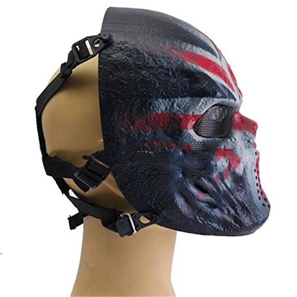 Halloween Chief Skull Mask Cs Udstyr Taktiske masker Ridning Full Face Army Udendørs kamp Festpynt Julegave G