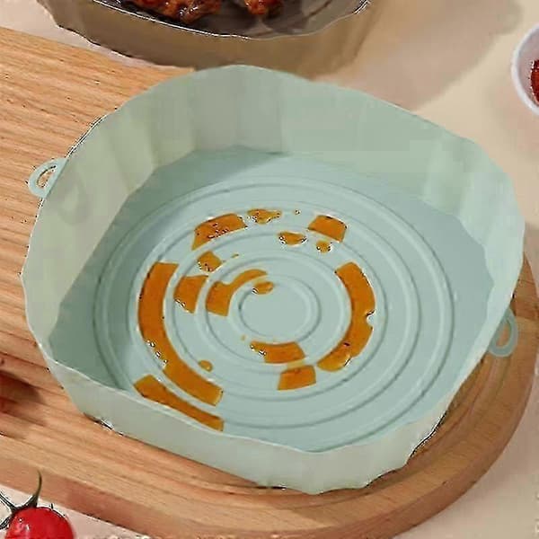21 cm silikonebageform til airfryer, kyllingekurv måtte New2556