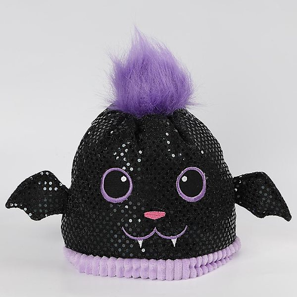 Ny Halloween Halloween Græskar Hat Plys Legetøj Sød Halloween Devil Hat Dukke Black Bat Hat