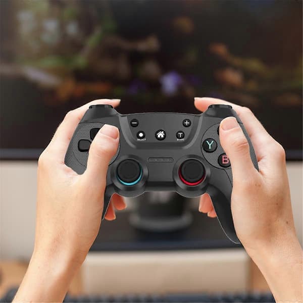 Bluetooth Trådlös Handkontroll Kompatibel för / för Android Gamepad USB PC Joystick Kontroll B