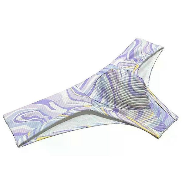 Sexy Bokser Men's Bubble Strikket Stoff Undertøy Truser Forbedre Bul Pouch Bikini Boxer Briefs