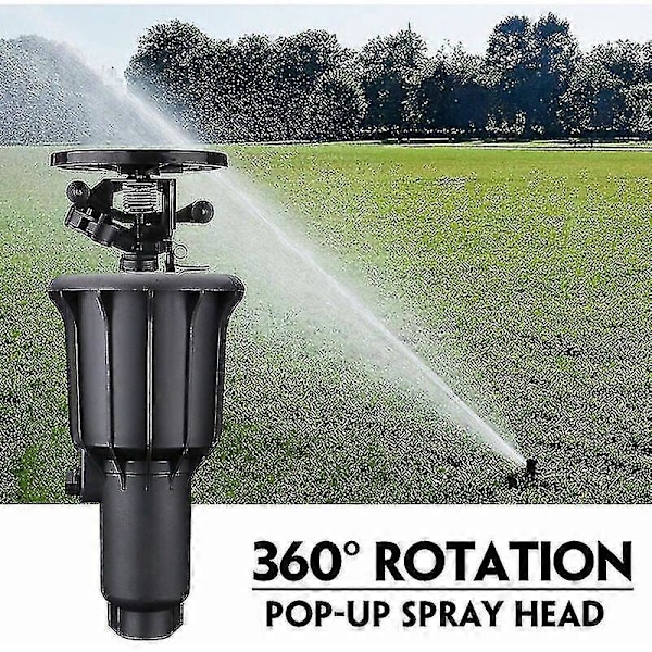 Automaattinen pyörivä nurmikon sprinkler - 1/2/3/4 tuuman sisäänrakennettu suutin, puutarhan kastelu