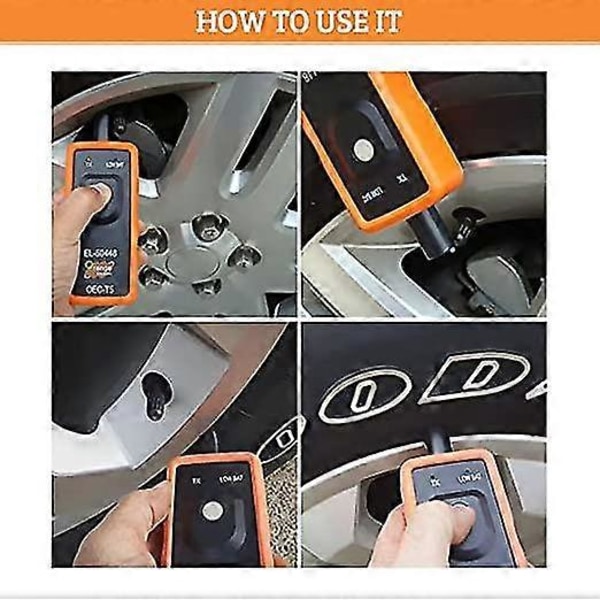 EL50448 TPMS Orange OEC-T5, Opel RDKS Inlärningssystem EL 50448 Däcktrycksmätare, EL-50448 TPMS Sensoraktivering Återställning