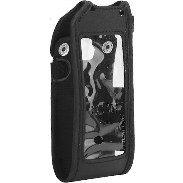 Walkie Talkie Läderfodral för Anytone AT-D878UV Tvåvägsradio med Snodd, PU-läder (1 st)