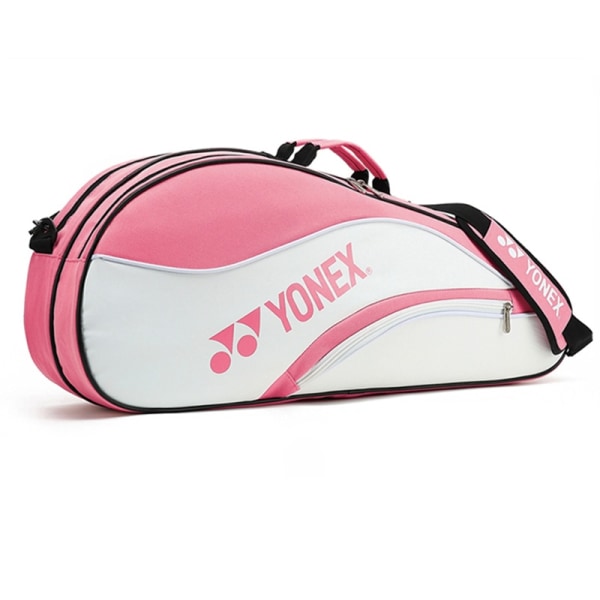 Ny design original Yonex badmintonracketväska rymmer 4 racketar Bright pink