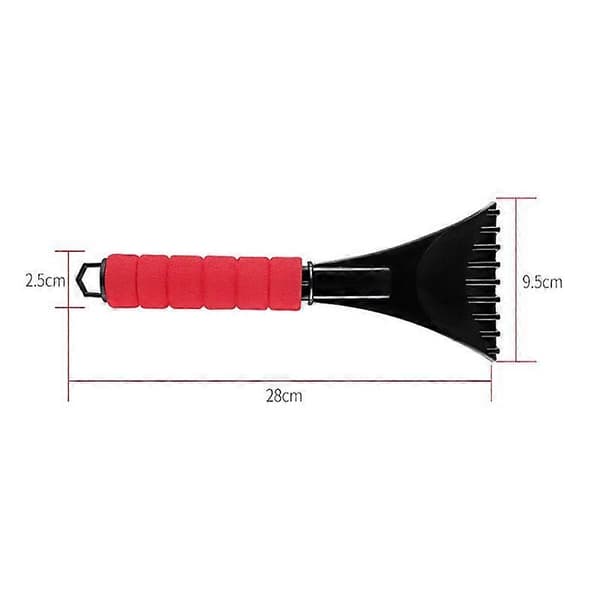 Multifunktionell snöskyffel - 1 styck, 28cm*9.5cm, Röd