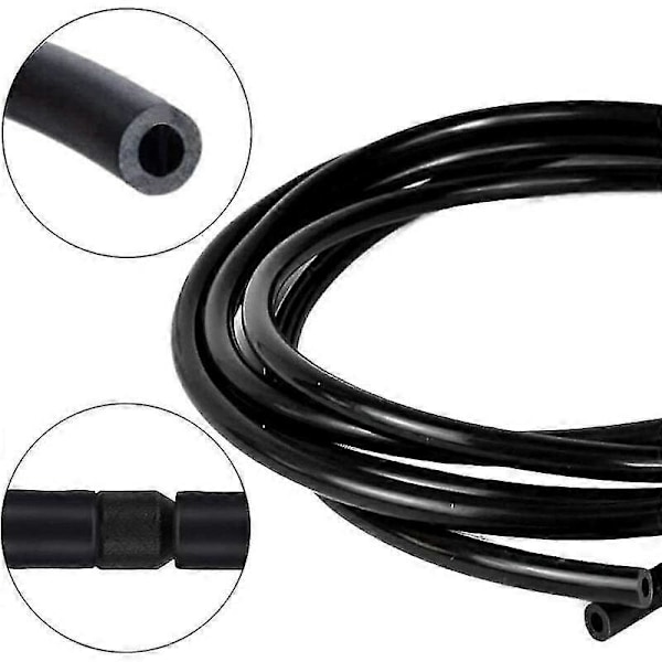 5m Torkarslang Kit, Vindrutespolarslang, Flexibel Slang, Munstycke Dimspolarslang