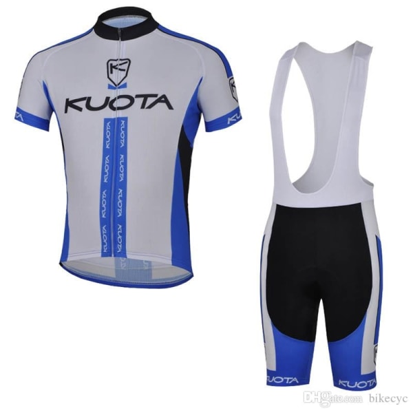 2022 Nyt KUOTA Team Cycling Kit Mænd Sommer Outdoor Bike Konkurrence Tøj skinsuit Hagesmæk 9d Gel Shorts Ciclismo ropa de hombre 7 S