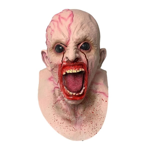 2023 Mask Horror Hodeplagg Halloween Skrekk Mask Masquerade Uhyggelig skummelt skummelt festrekvisitter Cosplay-tilbehør
