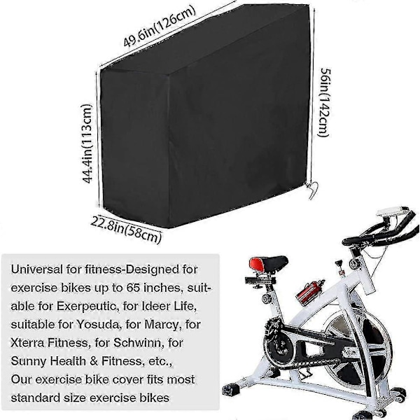 Motionscykelskydd, Inomhuscykelskydd Vattentätt Dammtätt Cykelskydd För