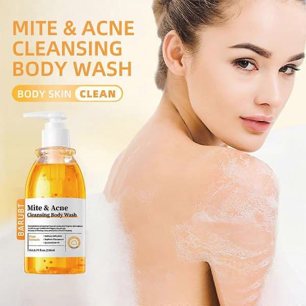 Baru-bt Mide- og Akne-rensende Kropsvask 250ml til Blød Hud 2pc