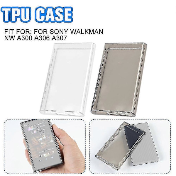 Pehmeä TPU-kotelo Sony Walkman Nw-a300 Nw-a306 Nw-a307 -malleille