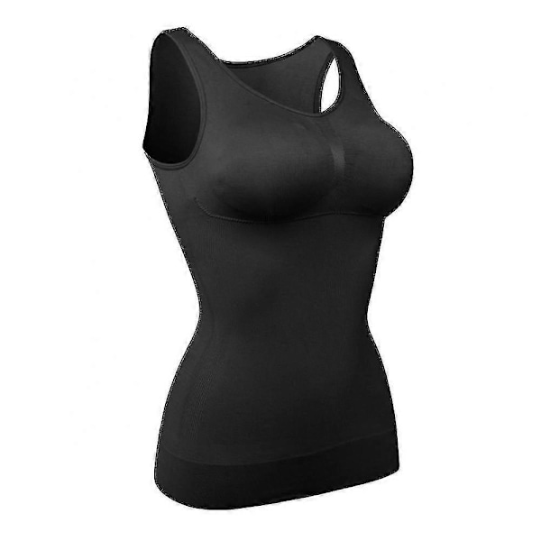 Mavekontrol Camisole til Kvinder Shapewear Tanktoppe med Indbygget BH Slankende Kompressionstop Vest Sømløs Body Shaper