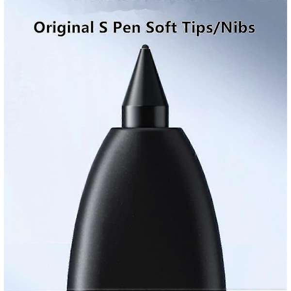 [5 st Mjuka Spetsar] Oem Tab S8 Spetsar, Nibs [0,7 mm] Ersättning För Samsung Galaxy Tab S8/s8 Plus/s8 Ultra Stylus S Pen +verktyg (s8/s8plus/s8 Ultra Svart)