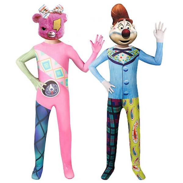 Halloween kostyme for barn Anime Lost Ollie Cosplay Bodysuit Gutter Jenter Dress Up Jumpsuits Og Maskesett Karneval Fest Klær costume-A 120 cm