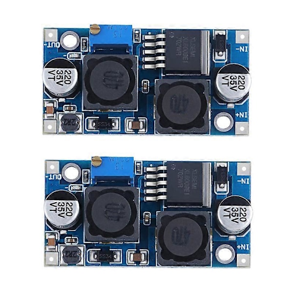 2st Justerbar DC-DC Buck Boost Converter Automatisk Bredspänningsregulator XL6009 Spänningsmodul