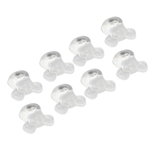 Akryl Nageldisplay Färgkarta Prover 50st Transparent Björnhuvud Form Nagellack Färgkarta DIY Manikyrverktyg