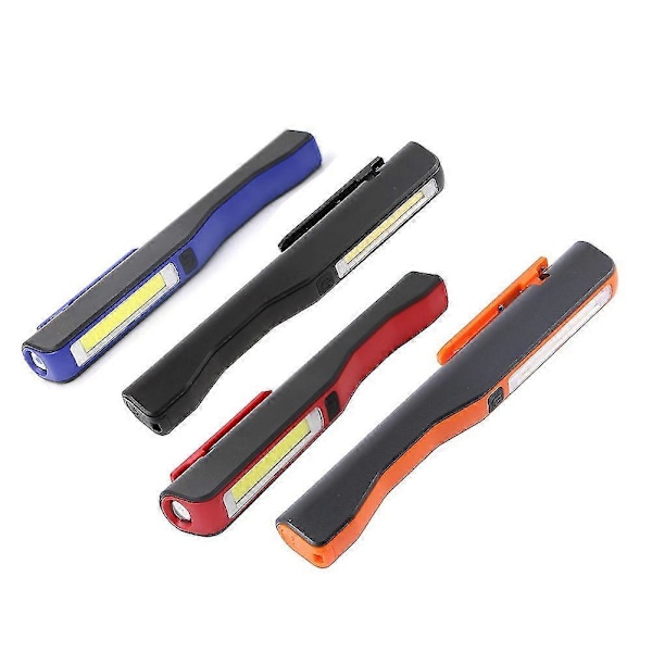 Bærbar Pen Form Cob Led Lommelygte USB Genopladelig Magnetisk Arbejdslampe