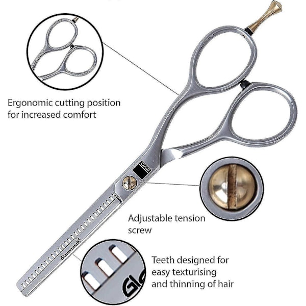 Glamtech Professional -ohennussakset 5,5 tuumaa, parturi, salonki, trimmaus