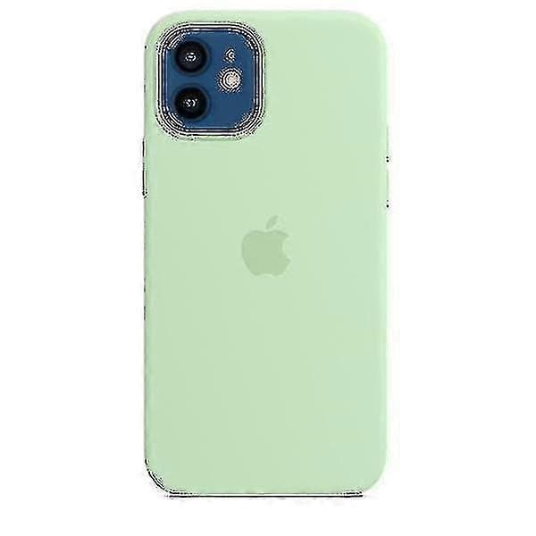 Silikonskal med MagSafe för iPhone 12 / 12 Pro Pistachio