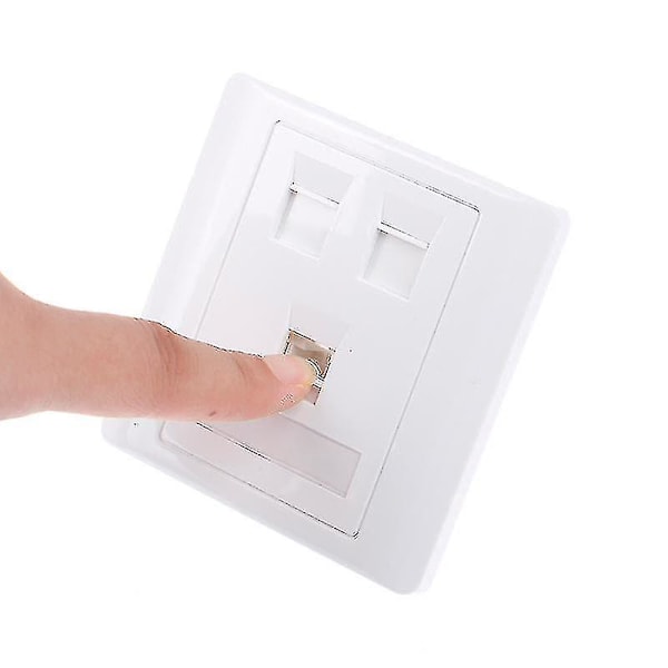86 Type Computer Stikpanel Cat5e Netværksmodul Rj45 Interface Udgang